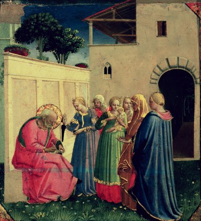 Die Namensgebung Johannes des Täufers von Fra Angelico